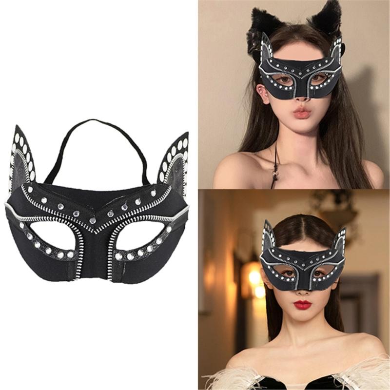 Halloween Cosplay Mask Masquerade Half Mask for Halloween Masquerade Carnivals