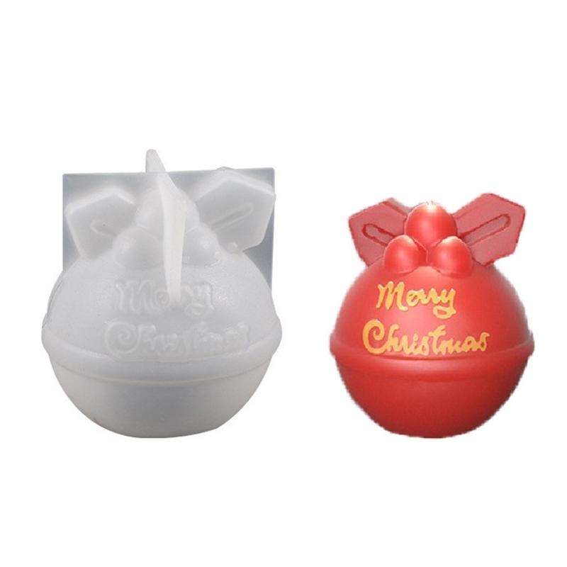 Food Grade Silicone Christmas Mould for Handmade Candle Craft Art Projects Easy Releases
