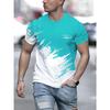Stylish Mens Graphic T-Shirt - Comfy, Breathable, Short Sleeve Top for Daily Summer Activities - Casual, Fashionable, and Versatile Tee for Men