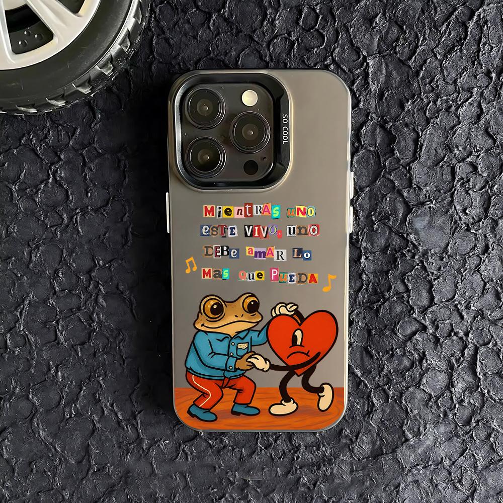 Чехол для телефона Hot Bads B-Bunnys Art для iPhone 17 Air 16e 15 14 13 12 11 Pro Max Plus Mini SE, противоударный, матовый задний чехол
