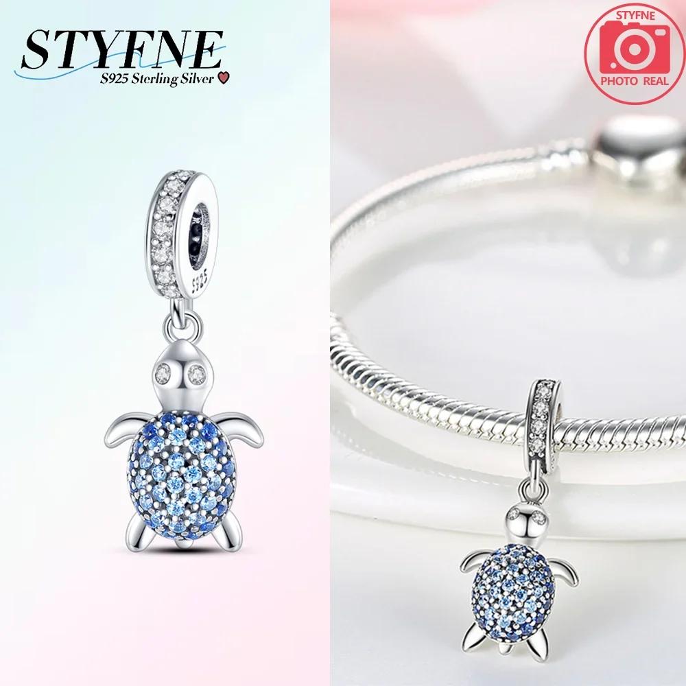 Exquisite Copper Colorful Star Turtle Charm Fit Original Bracelet Women Necklace Jewelry Gift Copper Charm Beads