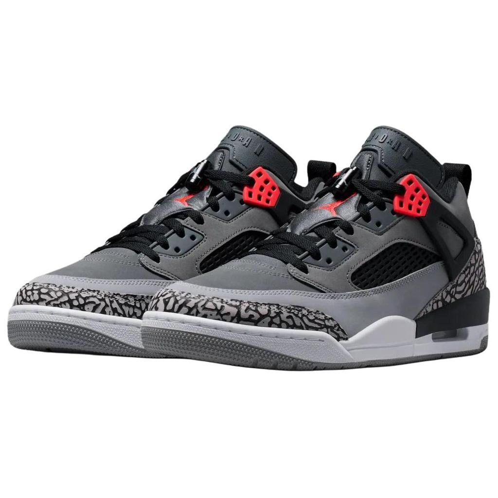 Jordan Spizike Дышащие Низкие Винтажные Баскетбольные Кроссовки Унисекс Серые FQ1759-011