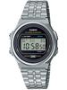 Casio Standard Vintage Watch, Unisex Classic Quartz Digital Metal Silver Black A171WE-1A [Parallel Import]