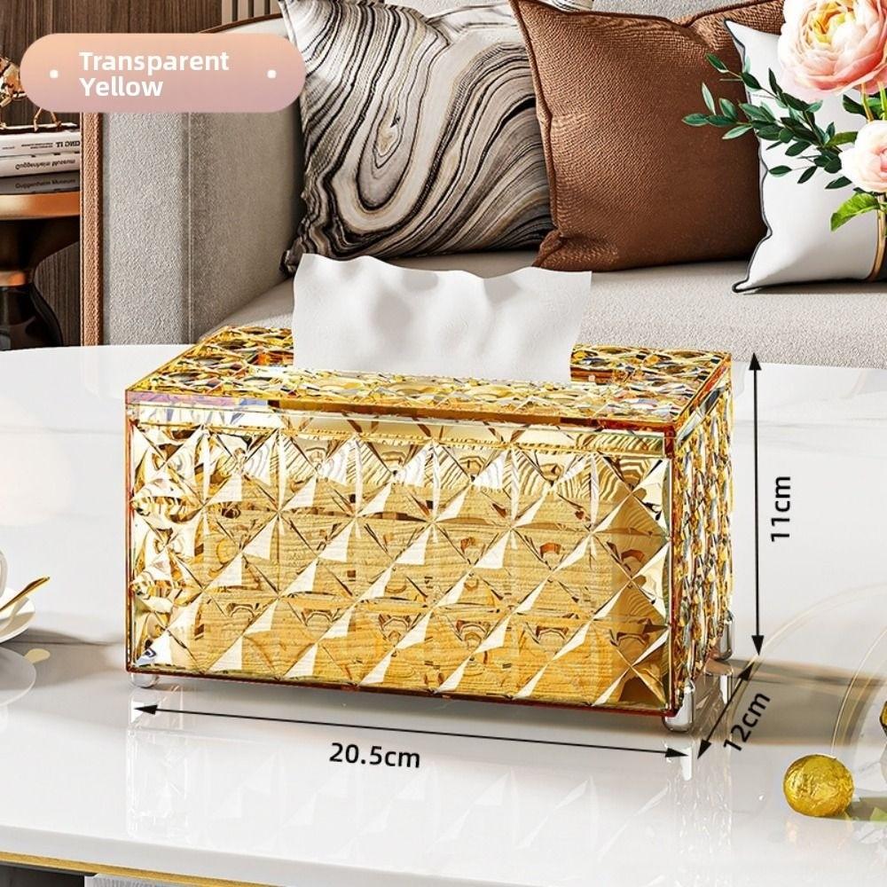 European Style Paper Towel Case Automatic Lift Paper Container Light Luxury Napkin Box Living Room