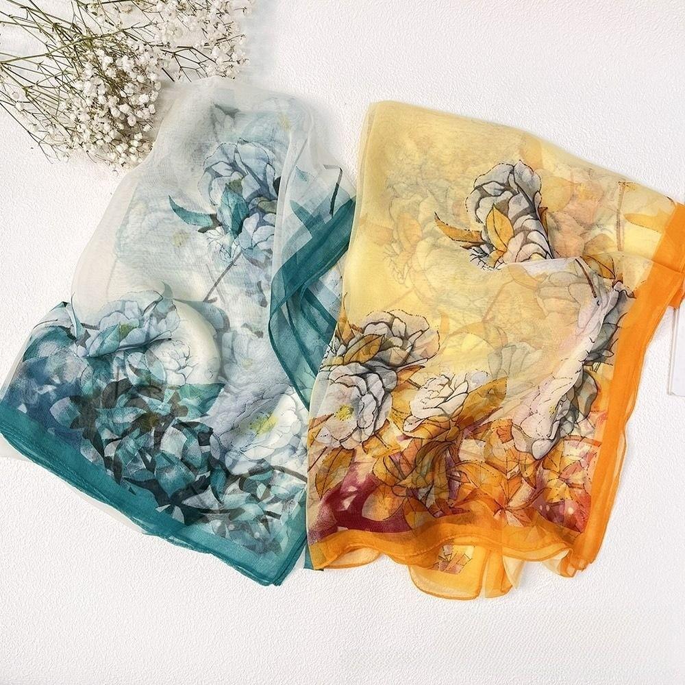 Sun-Resistant Beach Shawl Breathable Bandana Portable Sunscreen Hijab for Women