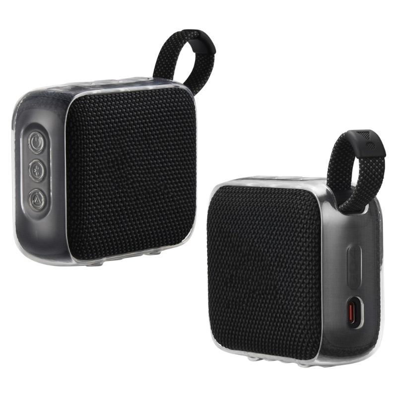 Clear TPU Case Protective Cover Replacement for GO 4 Bluetooth-compatible Speaker Wear-resistant Protections Sleeve