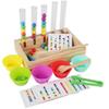 Montessori Bead Matching Game: Enhance Intelligence, Color Recognition, and Hand-Eye Coordination for Kids