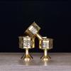 Pure Copper Brass Offering Cups Not Fade High Legs Wine Cup Creative Copper God's Cup Office
