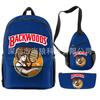 Backwoods Large Capacity Junior High School Student School Bag Lightweight Simple Travel Bag Polyester Backpack
