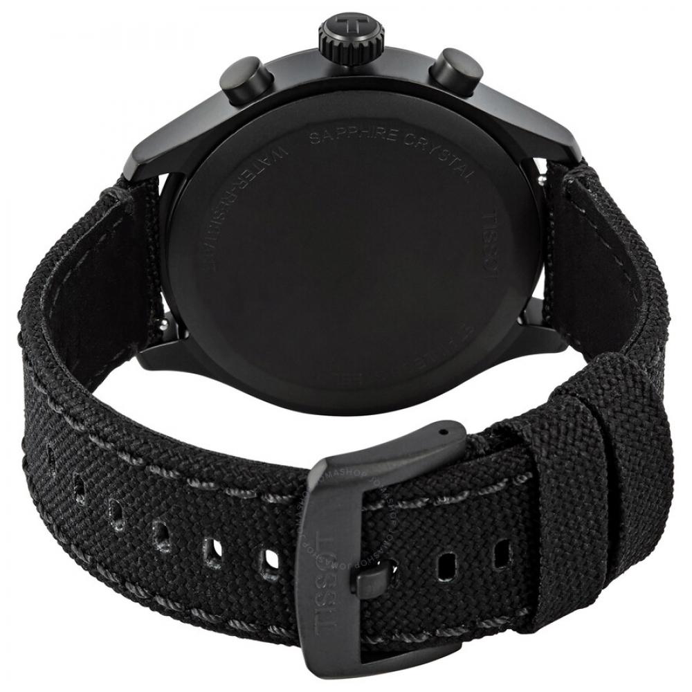 Tissot Мужские часы Tissot Chrono XL Chronograph с черным циферблатом, кварцевые T1166173705100