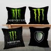 M-MonsterS ЛОГОТИП Энергетическая Подушка Чехол для Подушки Декор Наволочка Печатный Чехол для Подушки на Диван