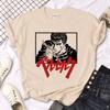 Berserk топ женская летняя футболка девушка манга харадзюку дизайнерская одежда