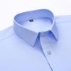 Non-Iron 8XL 7XL High-end Anti-wrinkle Modal Men's Shirt Casual Long Sleeve Slim Fit Office Blue White Shirts Men Long Sleeve