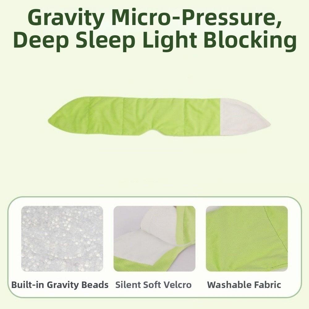 Light Blocking Gravity Sleep Mask Comfortable Eyepatch Skin-Friendly Weighted Eye Mask Home Travel