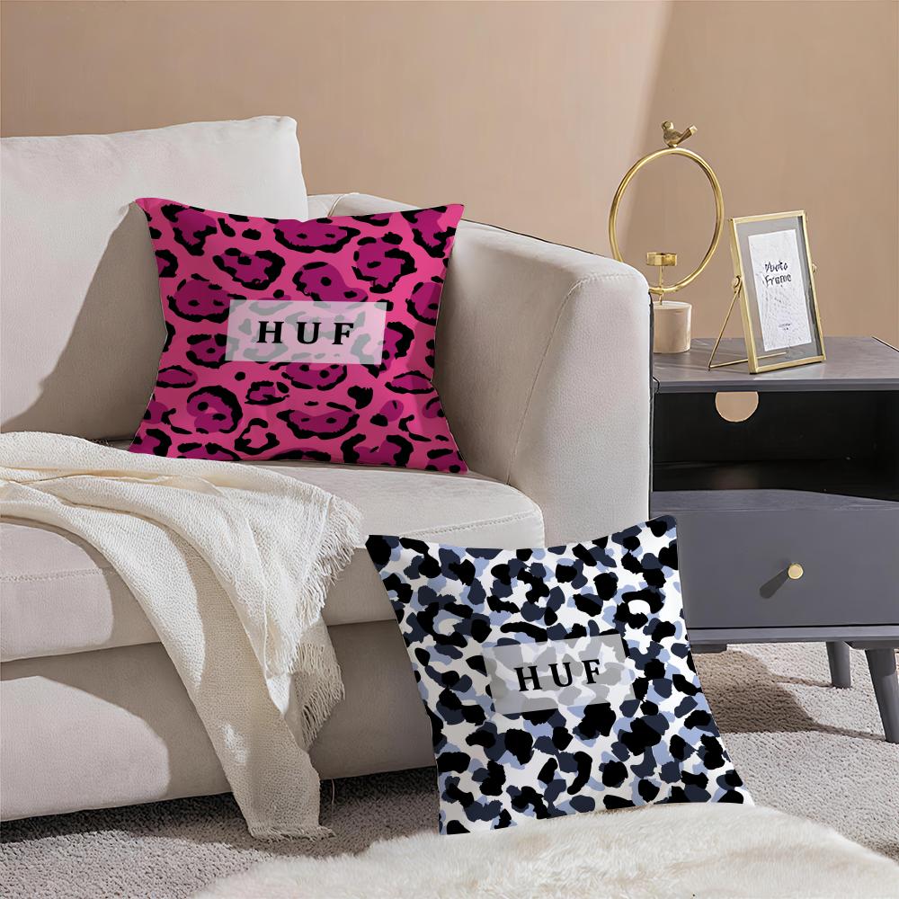 Skate American Fashion Brand HHUF Cushion Cover Throw Pillow Cover Hidden Button Durable Polyester Chair Cushion