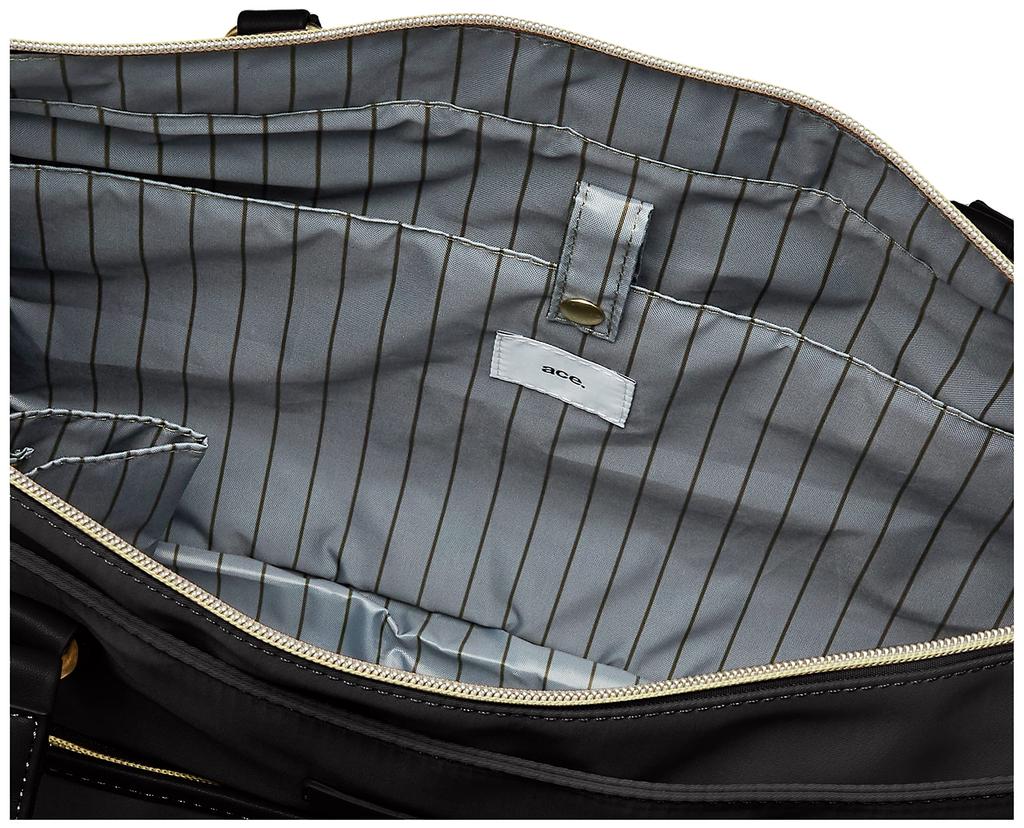 Деловая сумка формата А4, деловая, может хранить дюймовый черный [ACE GENE], совместимая, тоут, 13,3 ПК, 2-сторонняя, женская, Essencia, № 11482,