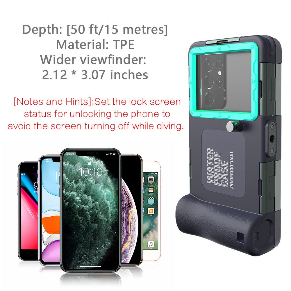 IP68 Universal Waterproof Bag Cell Phone Pouch Case Water Proof Underwater Phone Case For Apple iPhone Huawei Xiaomi Samsung