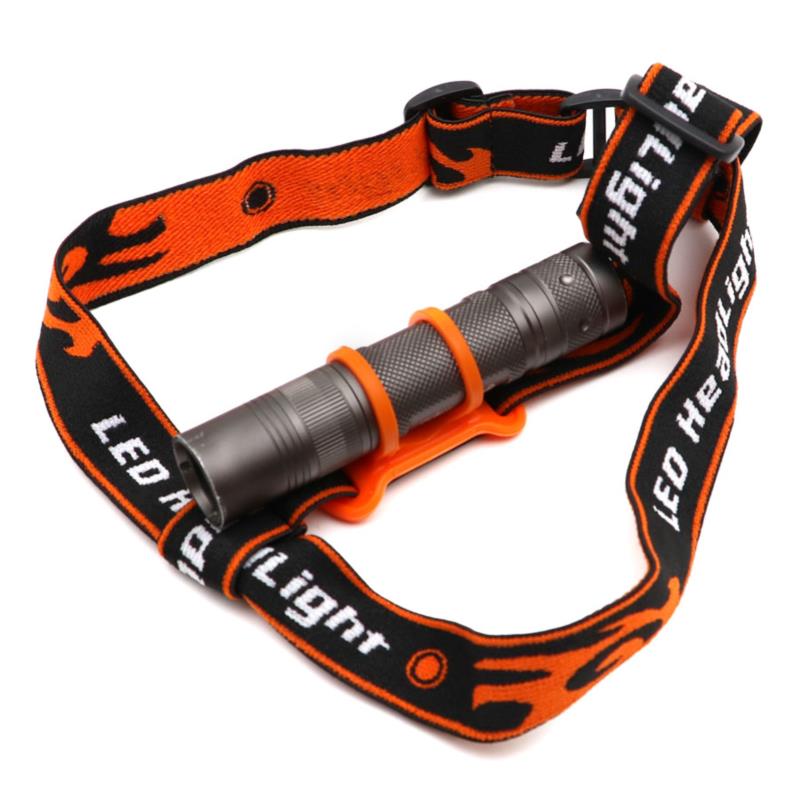 Flashlight Headband Head Strap Belt Band Mount Holder Stand For 22 To 32Mm Led