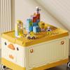 Toy Storage Box Large Capacity Clothes Snacks Toys Organizing Box with Wheels Can Be Propelled Home Storage Children's