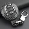 Чехол-брелок для ключа автомобиля из углеродного волокна с кольцом для Mini Cooper S One Countryman Clubman F54 F55 F56 F57 F60