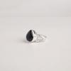 Natural Black Tourmaline Gemstone 925 Sterling Silver Jewelry Handcrafted Ring RR-46-22