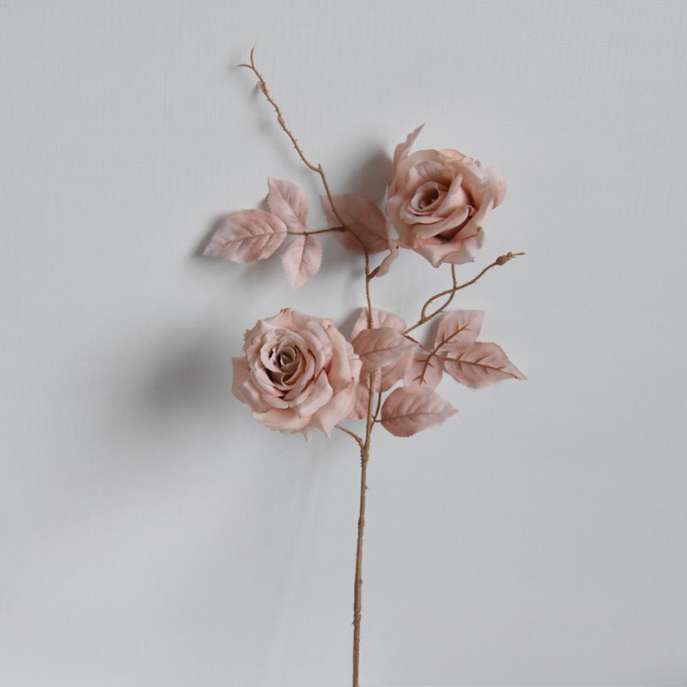 Искусственные цветы 4 шт. искусственные шелковые розы со стеблями, настоящие, объемные цветы для свадебных букетов, центральных композиций, приемов, вечеринок, домашнего декора