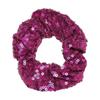 Girls One Shoulder Shiny Sequins Tiered Ruffles Crop Top Skirted Shorts Culottes Hair Tie Dance Outfit