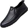 Mens Leather Loafers Non Slip Walking Flats Breathable Outdoor Slip On Casual Shoes for Male Work Office Driving Sneakers2