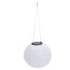 Waterproof LED Solar Cloth Chinese Lantern Outdoor Wedding Party Garden Hanging Hook Lamp