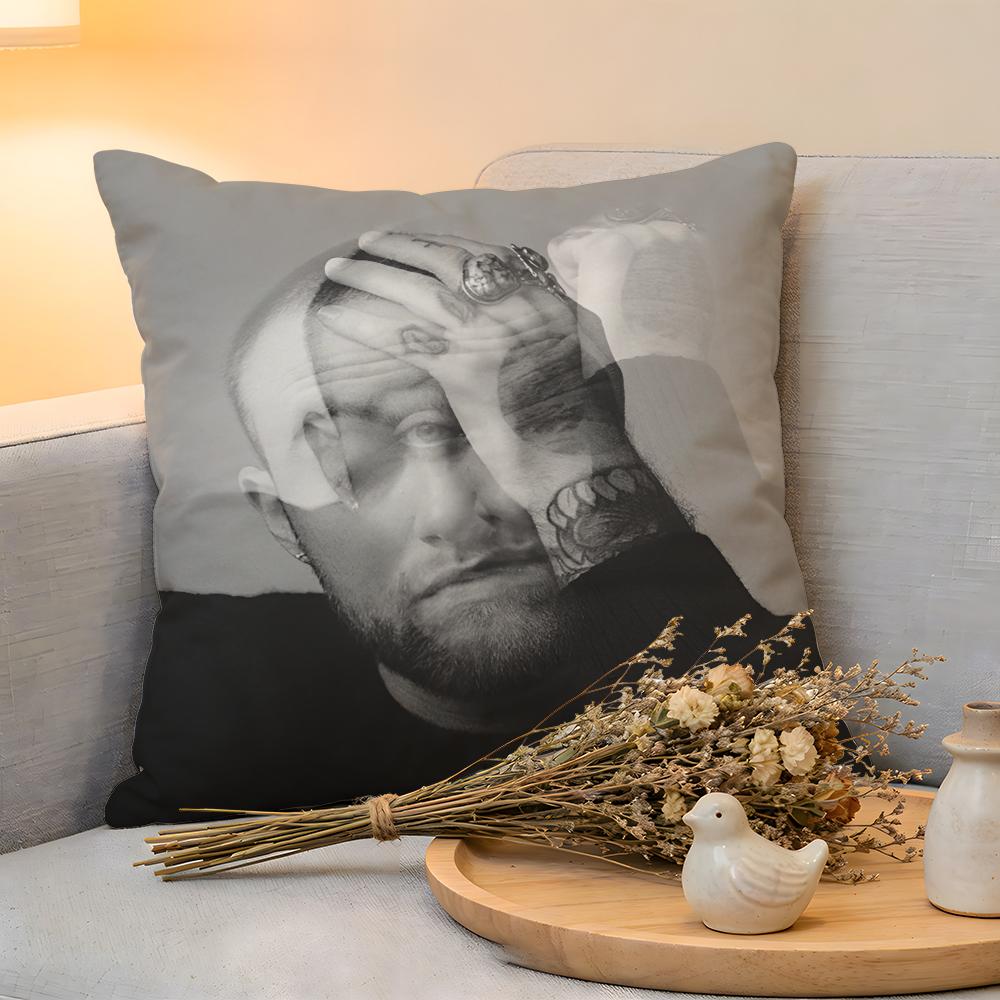 Cushion Cover Linen SkinFriendly Soft Decorative Case For Sofa Home Decor Singer Hot MMac Miller Pillow cover