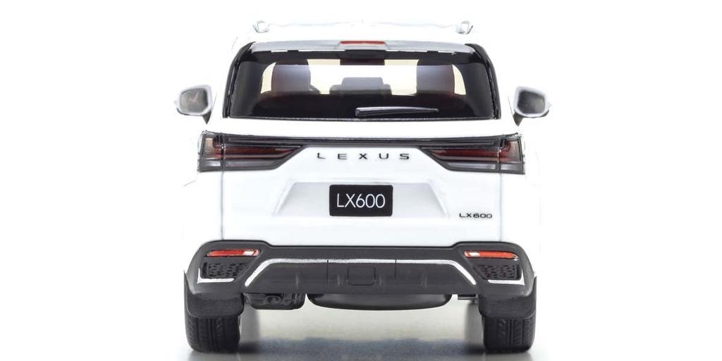Kyosho Original Lexus LX 600 F SPORT Nova Only Vehicle Completed Product KS03909FW 1/43 (White GF/Export LHD)