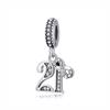 Original Charms Anniversary Birthday Gift Pendant Beads Fit Pan Brand Bracelets Necklaces Jewelry For Women