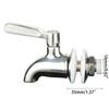 16mm Drink Dispenser Beverage Wine Barrel Tap Spigot Water Stainless Steel Coffee Juice Replacement Faucet Kitchen Tool