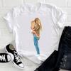 Women Clothing Cartoon Son Love Trend 90s Fashion Mama Mom Mother Summer Clothes Print Tshirt Female Tee Top Graphic T -Shirt