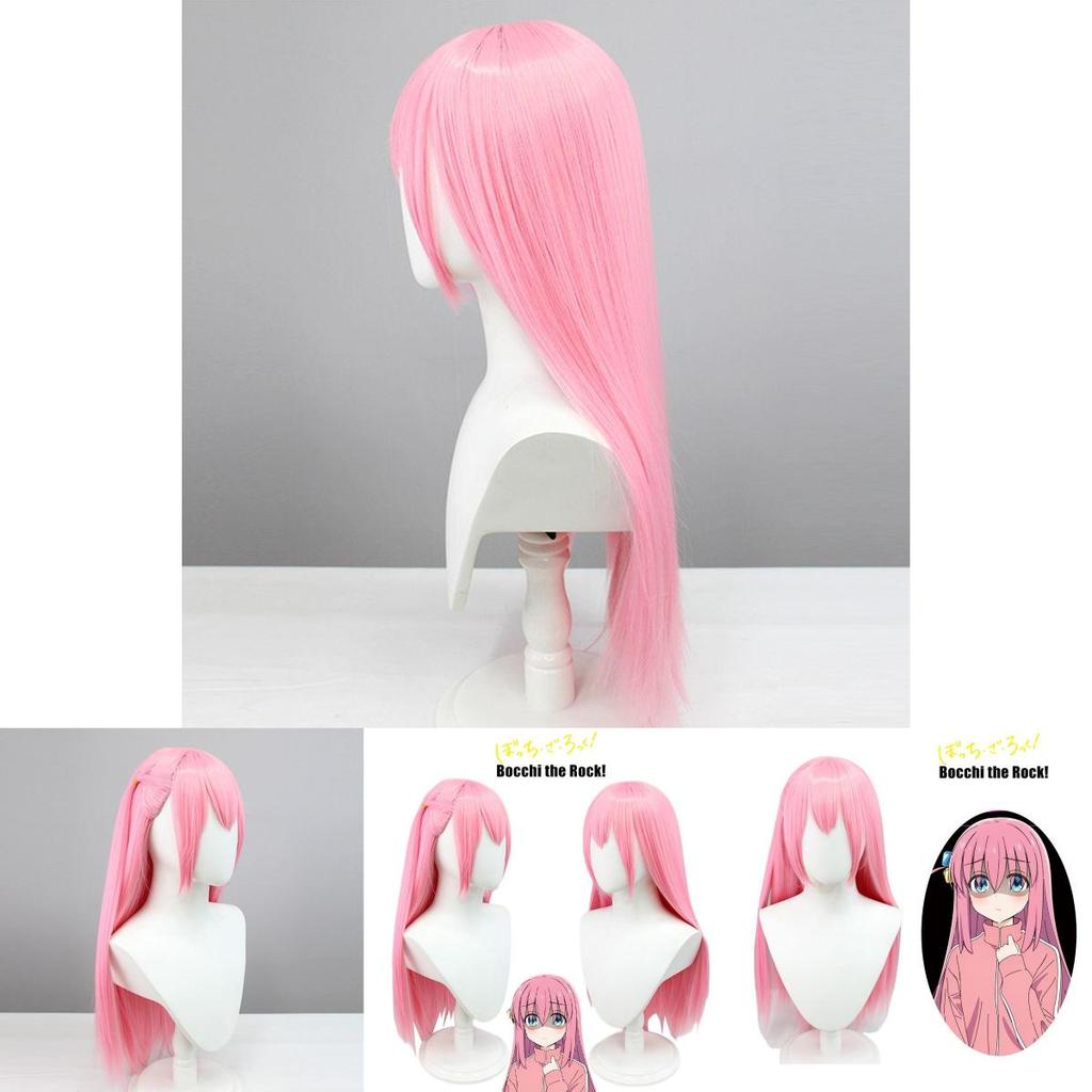 Long 70cm Bocchi The Rock Gotou Hitori Cosplay Wig Soft High Temp Fiber