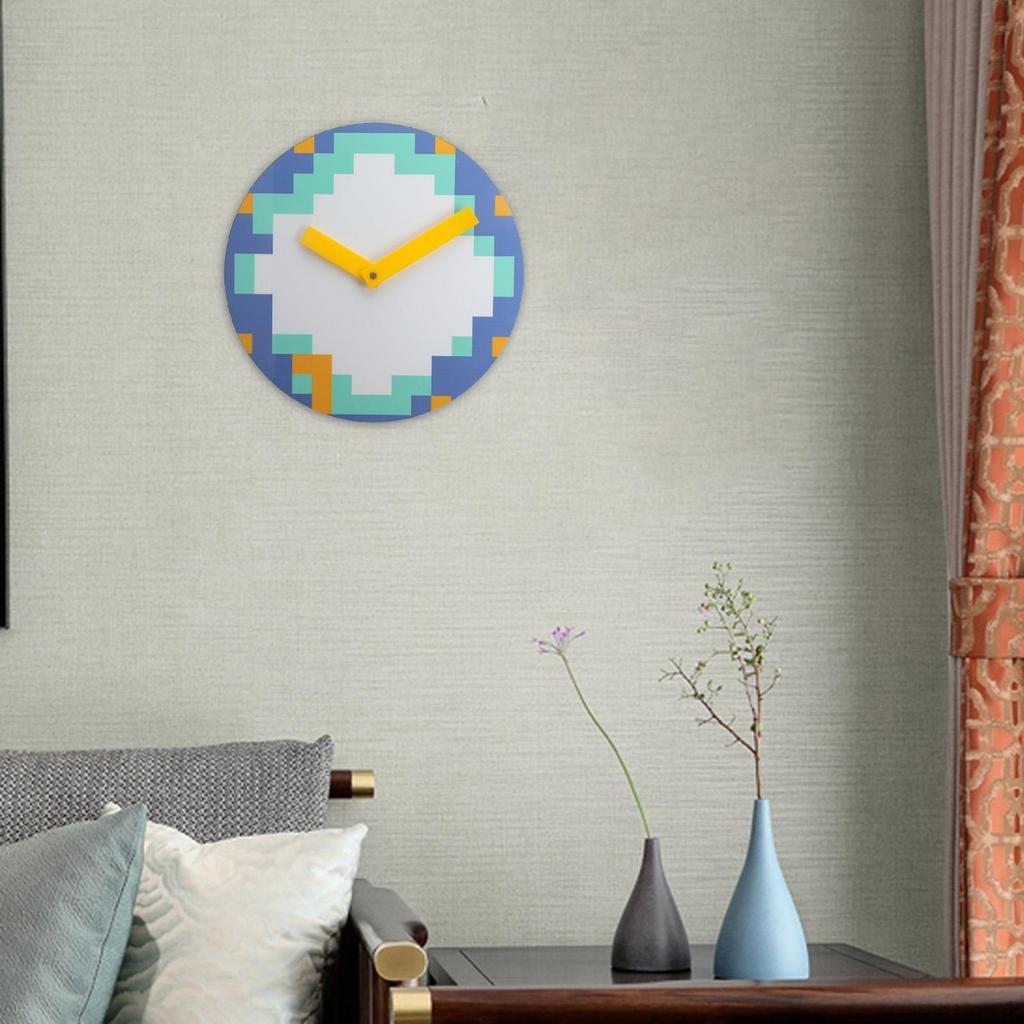 Настенные часы Украшение Мозаика Стильные Универсальные Современное искусство Декоративные для Студии Кабинета