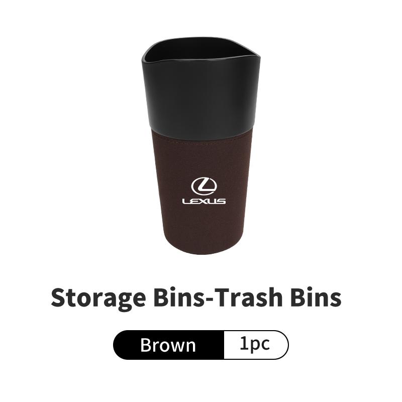 CKU5 Car Interior Console Organizer Mug Storage Bucket Door Trash Can For Lexus CT ES GS NX IS250 CT200h IS300h ES300h RX400h NX300h