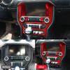 Для Ford Mustang GT 2015-углеродное волокно салон автомобиля GPS навигация отделка рамка мультимедийная консоль украшение наклейка наклейка