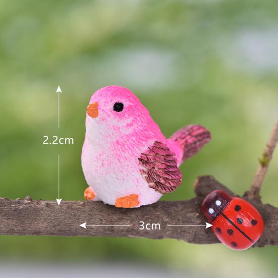Cute Simulation Bird Toy Animal Mini Figurine Garden DIY Landscape Ornament