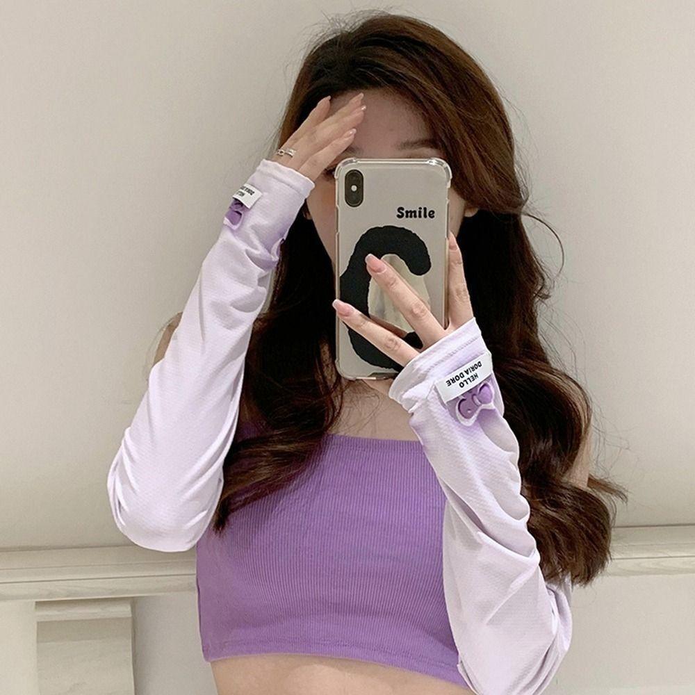 Anti-Uv Ice Silk Arm Sleeves Sun Protection Ice Sleeve Armguards UV Protection Arm Sleeves Outdoor