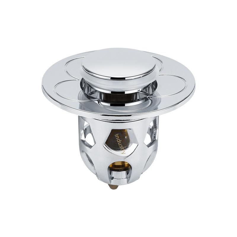 Универсальный латунный всплывающий сливной клапан для раковины, герметичный