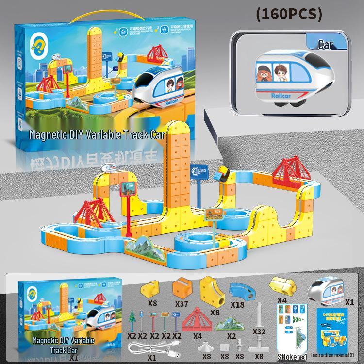 Магнитные антигравитационные строительные блоки: Игрушечная дорога для высокоскоростного поезда для детей