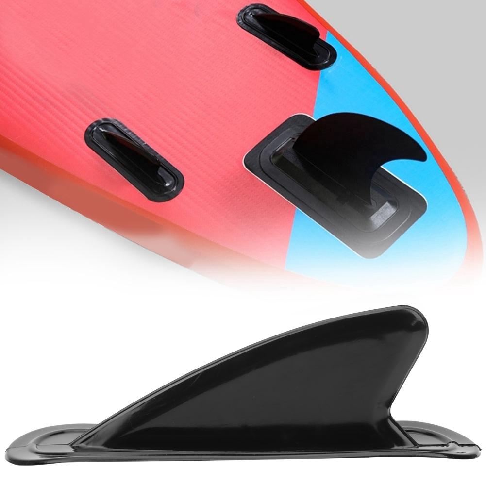 Longboard Surfboard Fin Black Surf Board Fin PVC Paddleboard Fin SurfboardAccessory