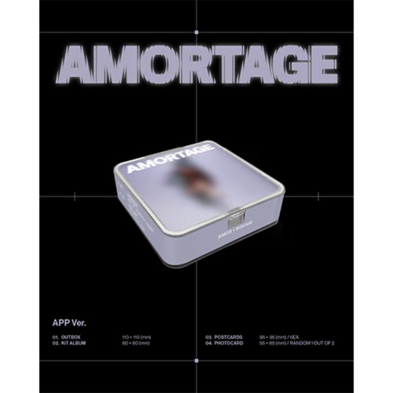 JISOO (BLACKPINK) [AMORTAGE] Мини-альбом (ПРИЛОЖЕНИЕ / ВЕРСИЯ REELS)