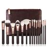 15pcs Eye Makeup Brush Set, Professional Eye Shadow Brush Set Eye Shadow, Eyebrow, Eyelash Brush Set with Carrying Pouch