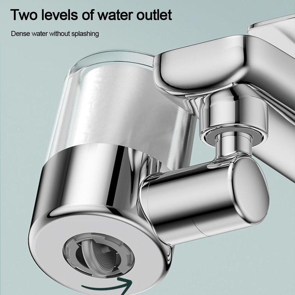 Anti-splash Kitchen Faucet Nozzle Water Saving 2-Mode Adjustable Sprayer Nozzle Tap Spray 720°Rotation Water Outlet Taps