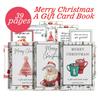 Книга для подарочных карт на Рождество, многоразовый альбом для подарочных карт, держатель для подарочных карт для студента колледжа, на спирали, сделай сам подарок для друзей и семьи