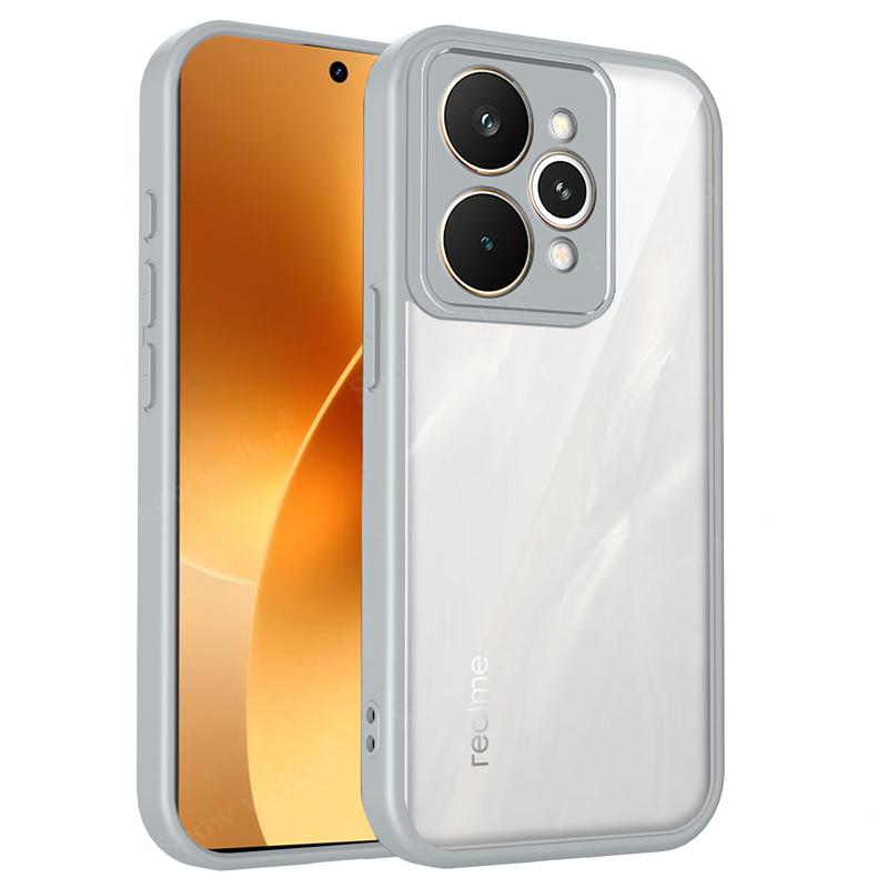Прозрачный силиконовый чехол для Realme 15 Realme15 Pro 15Pro 15T 15X Realme15T Задняя панель из ПК TPU бампер Ударопрочные чехлы для телефона Чехол