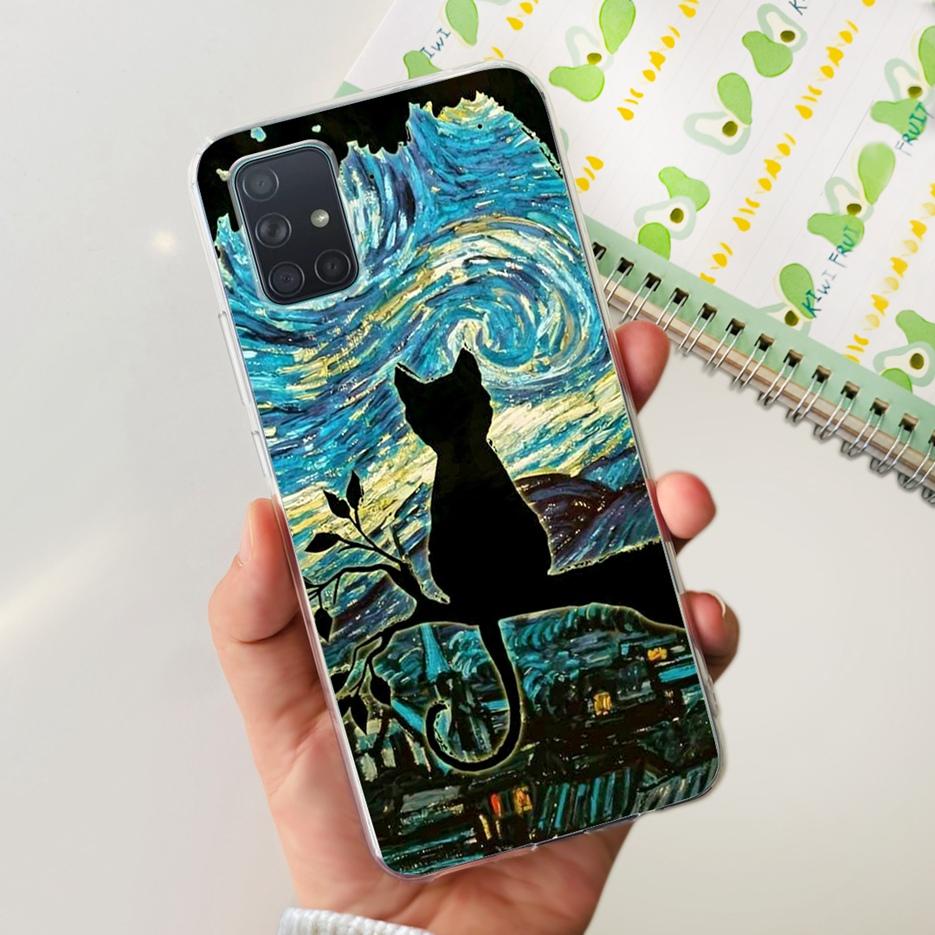 For Samsung Galaxy A31 A41 A51 A71 Case Cute Fashion Painted Cover Soft TPU Phone Case For Samsung A31 A41 Galaxy A51 A71 Bumper