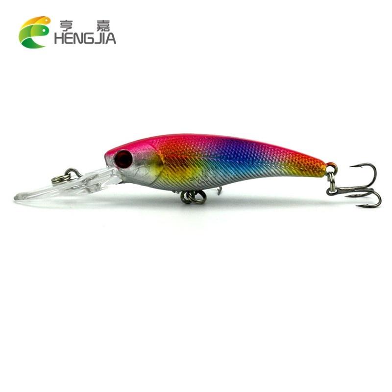 1 шт. HENGJIA Minnow Bait Лодка Рыболовная приманка Пластиковый воблер Рыболовные снасти 8 г/0,28 унций
